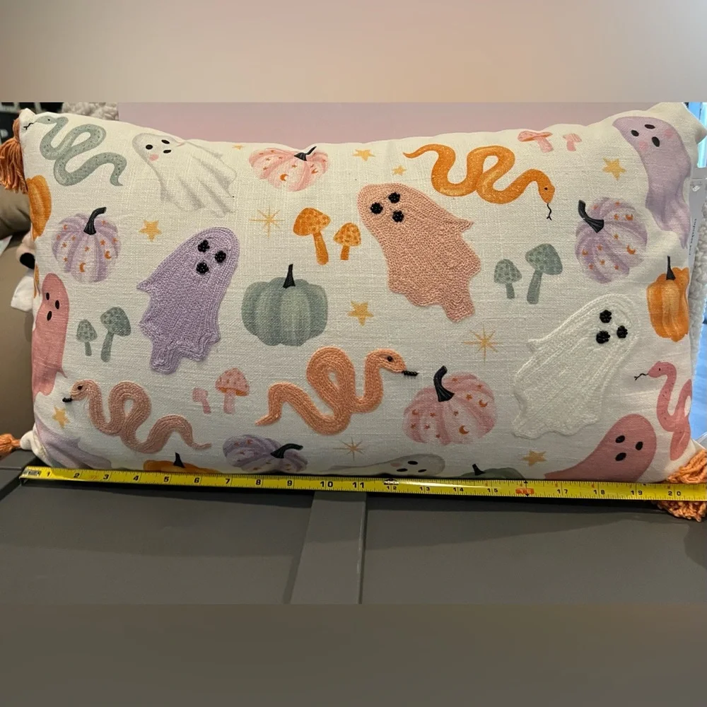 Super Cute Cupcakes and Cashmere Halloween Pillow- NWT